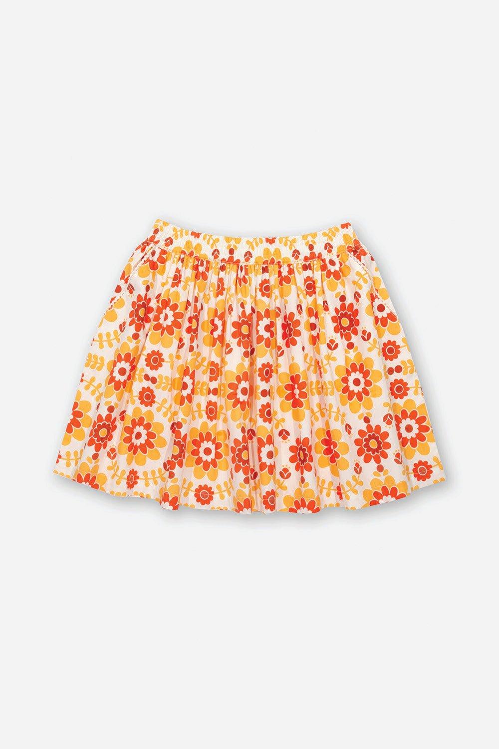 Groovy Floral Skirt