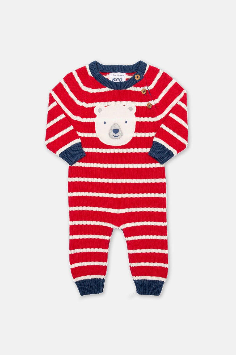 Baby Mr Bear Knit Romper