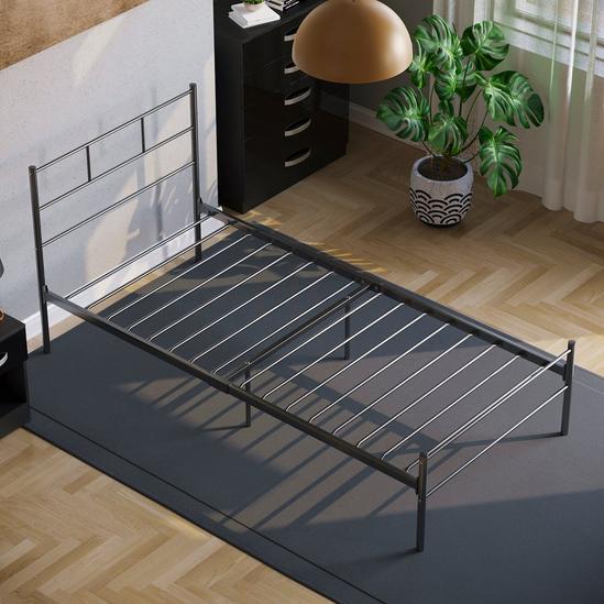 Home Discount Vida Designs Dorset Metal Single Bed Frame 3
