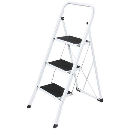 Home Discount Home Vida 3 Step Folding Ladder With Anti-Slip Mat 3