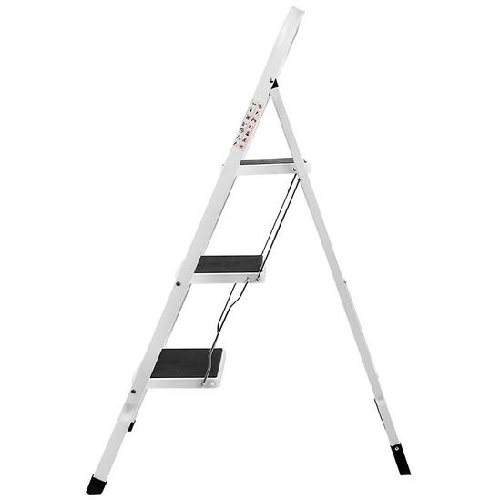 Home Discount Home Vida 3 Step Folding Ladder With Anti-Slip Mat 5