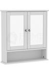 Home Discount Bath Vida Priano 2 Door Mirrored Wall Cabinet With Shelf Storage Bathroom Furniture 580 x 560 x 130 mm thumbnail 6