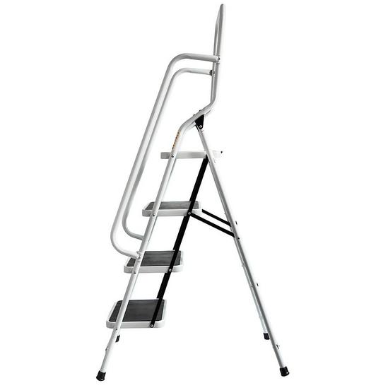 Home Discount Home Vida 4 Step Folding Ladder With Handrail Anti-Slip Mat 2
