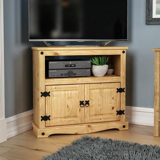 Home Discount Vida Designs Corona Corner TV Unit Stand up to 43 inches 1