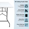 Home Discount Home Vida Folding Table 5ft Indoor Outdoor Snack Tray thumbnail 4
