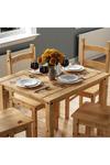 Home Discount Vida Designs Corona 4 Seater Dining Set Solid Pine Kitchen Furniture thumbnail 2