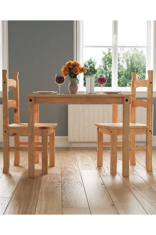 Home Discount Vida Designs Corona 2 Seater Dining Set Solid Pine Kitchen Furniture 3