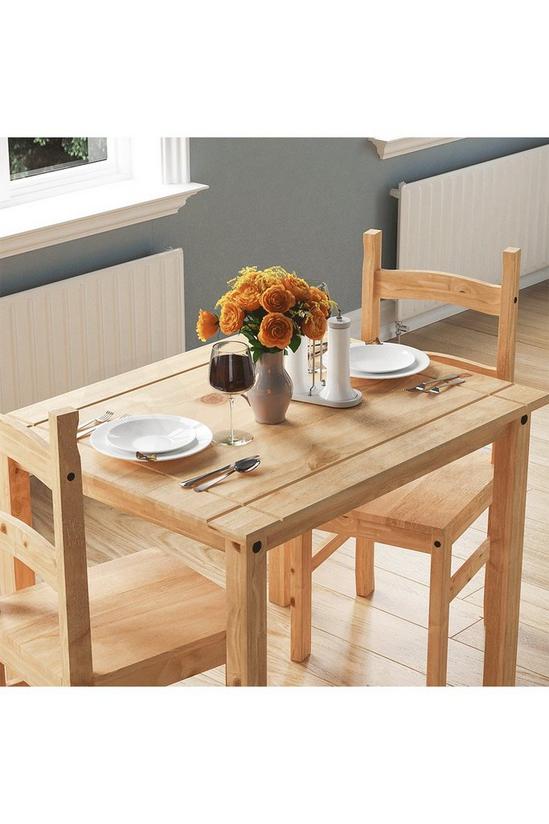 Home Discount Vida Designs Corona 2 Seater Dining Set Solid Pine Kitchen Furniture 4