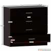 Home Discount Vida Designs Riano 4 Drawer Chest of Drawers Storage Bedroom Furniture thumbnail 2