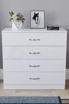 Home Discount Vida Designs Riano 4 Drawer Chest of Drawers Storage Bedroom Furniture thumbnail 3