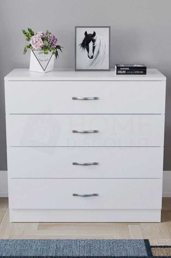 Home Discount Vida Designs Riano 4 Drawer Chest of Drawers Storage Bedroom Furniture 3