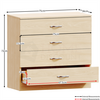 Home Discount Vida Designs Riano 4 Drawer Chest of Drawers Storage Bedroom Furniture thumbnail 2