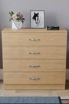 Home Discount Vida Designs Riano 4 Drawer Chest of Drawers Storage Bedroom Furniture thumbnail 3