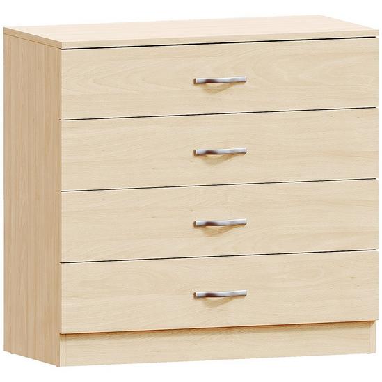 Home Discount Vida Designs Riano 4 Drawer Chest of Drawers Storage Bedroom Furniture 6