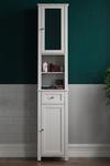 Home Discount Bath Vida Priano Mirrored 2 Door 1 Drawer With Shelves Tall Cabinet Bathroom Storage 1900 x 400 x 300 mm thumbnail 4