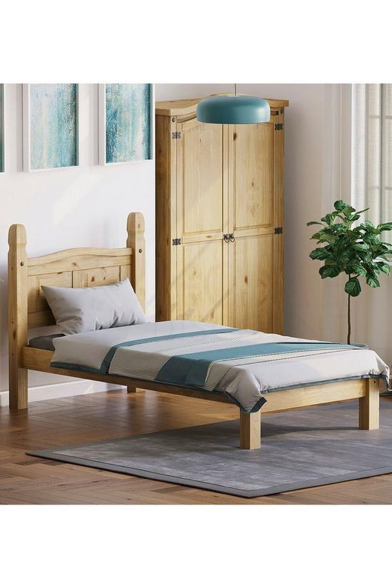 Home Discount Vida Designs Corona Single Bed Frame Low Foot End Bedroom Furniture 1