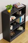 Home Discount Vida Designs Cambridge 3 Tier Low Bookcase Storage Unit 750 x 600 x 240 mm thumbnail 5