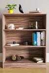 Home Discount Vida Designs Cambridge 3 Tier Low Bookcase Storage Unit 750 x 600 x 240 mm thumbnail 3