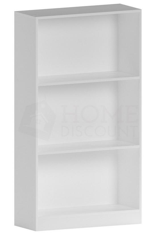 Home Discount Vida Designs Cambridge 3 Tier Medium Bookcase Storage Unit 1080 x 600 x 240 mm 6