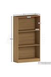 Home Discount Vida Designs Cambridge 3 Tier Medium Bookcase Storage Unit 1080 x 600 x 240 mm thumbnail 2