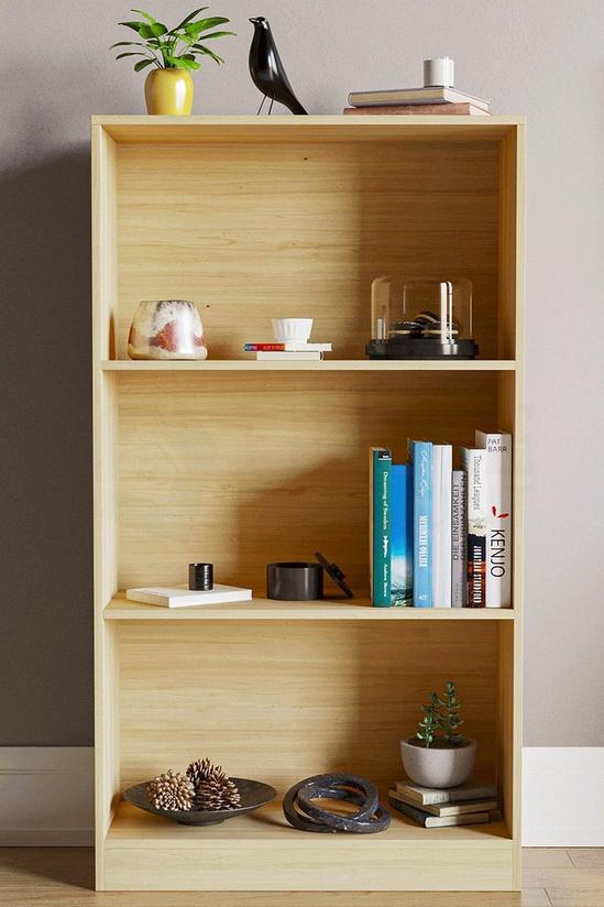 Home Discount Vida Designs Cambridge 3 Tier Medium Bookcase Storage Unit 1080 x 600 x 240 mm 3
