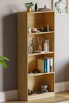 Home Discount Vida Designs Cambridge 4 Tier Large Bookcase Storage Unit 1400 x 600 x 240 mm thumbnail 1