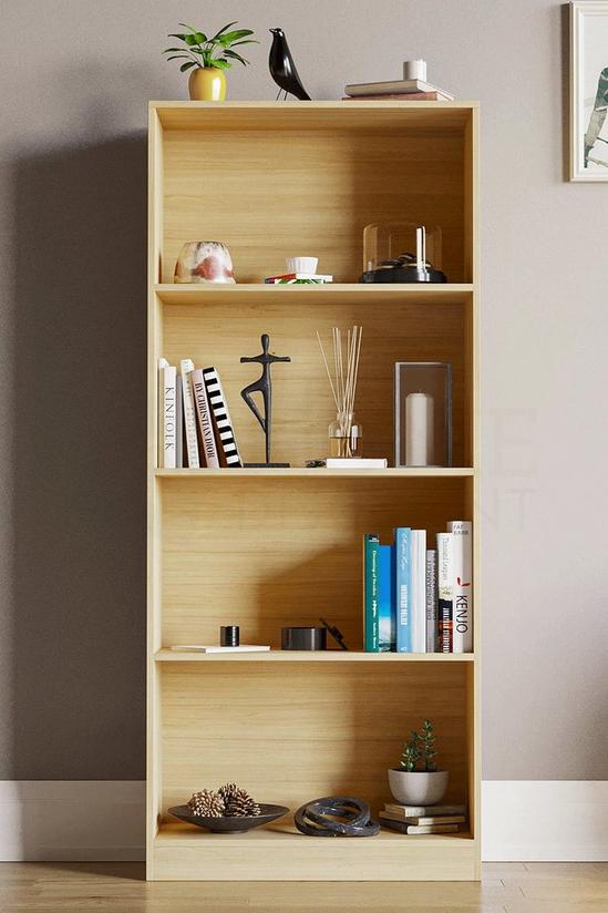 Home Discount Vida Designs Cambridge 4 Tier Large Bookcase Storage Unit 1400 x 600 x 240 mm 3