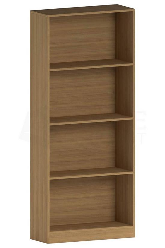 Home Discount Vida Designs Cambridge 4 Tier Large Bookcase Storage Unit 1400 x 600 x 240 mm 6