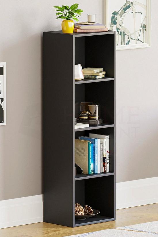 Home Discount Vida Designs Oxford 4 Tier Cube Bookcase Storage 1060 x 320 x 240 mm 1