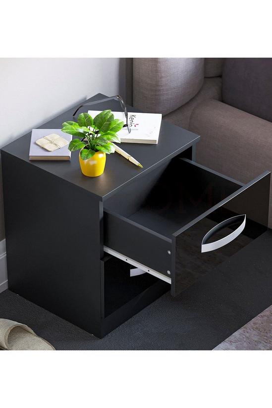 Home Discount Vida Designs Hulio 2 Drawer Bedside Cabinet Storage Bedroom Furniture 4