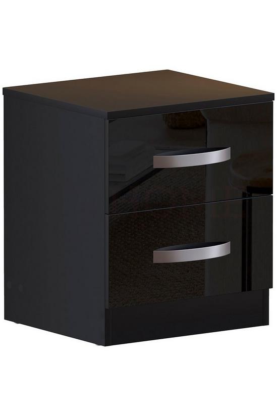 Home Discount Vida Designs Hulio 2 Drawer Bedside Cabinet Storage Bedroom Furniture 6