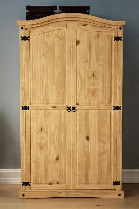 Home Discount Vida Designs Corona 2 Door Wardrobe Solid Pine 1780 x 1020 x 500 mm 1