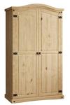 Home Discount Vida Designs Corona 2 Door Wardrobe Solid Pine 1780 x 1020 x 500 mm thumbnail 5