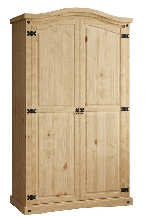 Home Discount Vida Designs Corona 2 Door Wardrobe Solid Pine 1780 x 1020 x 500 mm 5