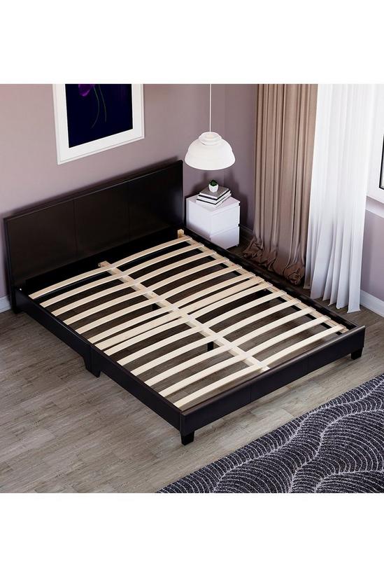 Home Discount Vida Designs Lisbon King Size Faux Leather Bed Frame 770 x 1550 x 2080 mm 5