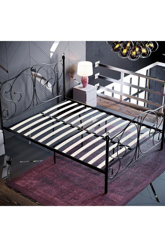 Home Discount Vida Designs Barcelona Double Metal Bed Frame 1100 x 1440 x 1970 mm 4