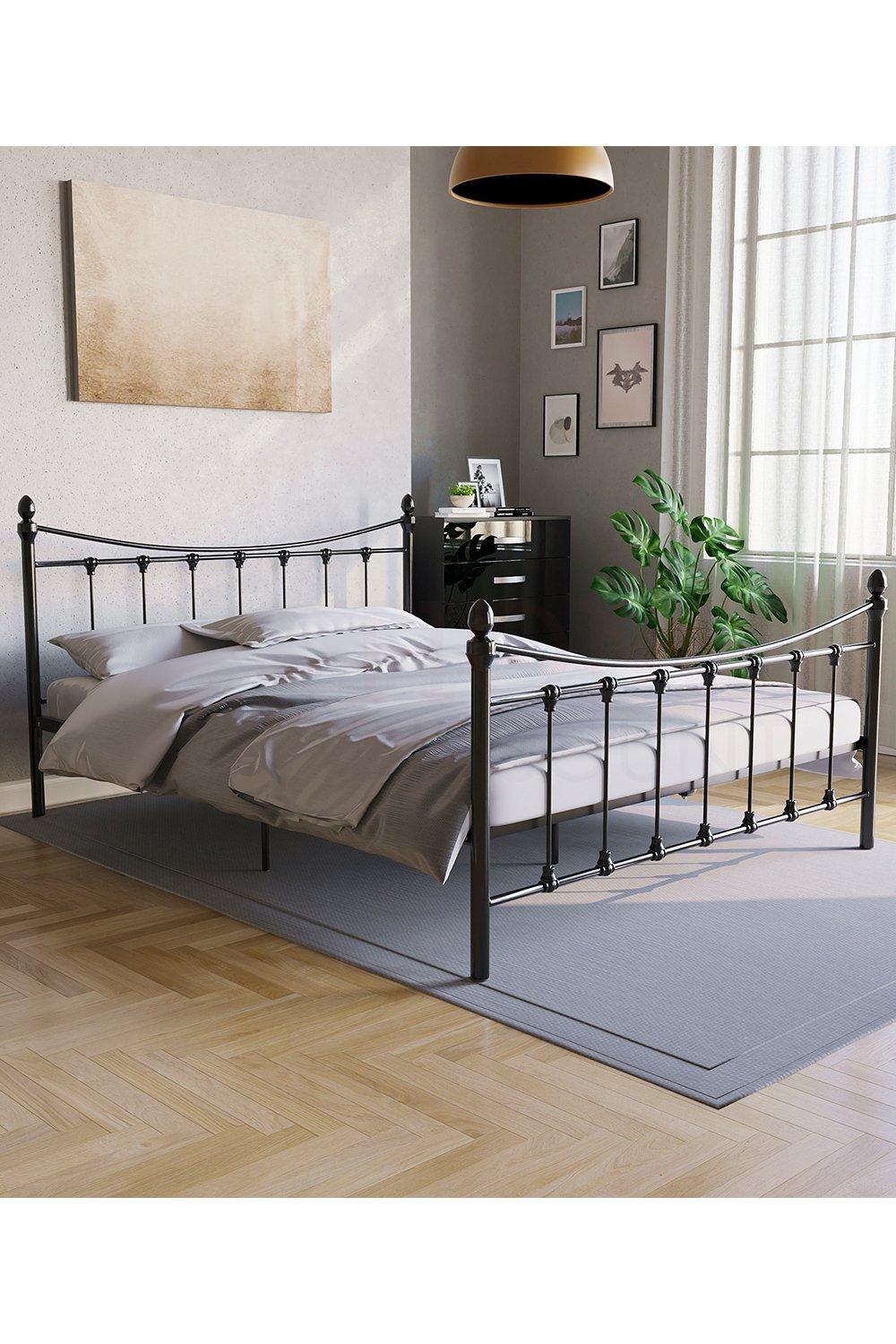 Vida Designs Paris King Size Metal Bed Frame 985 x 1590 x 2095 mm