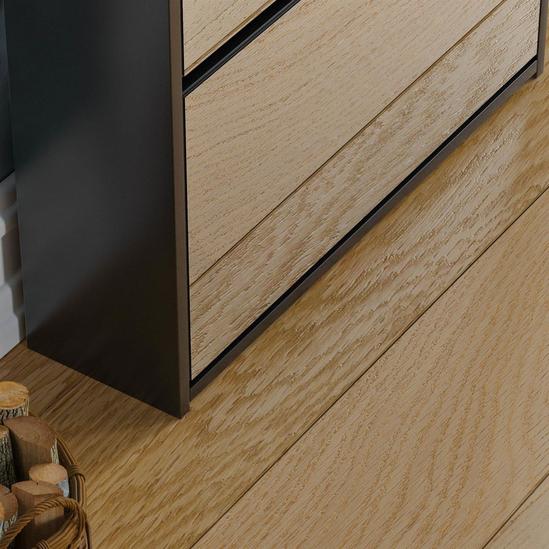 Home Discount Vida Designs 3 Drawer Mirrored Shoe Cabinet Storage Organizer 1000 x 625 x 165 mm 5