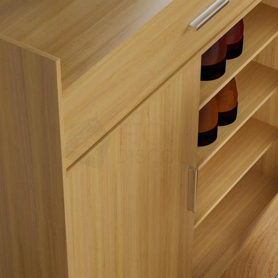 Home Discount Vida Designs Dalby 2 Door 1 Drawer Shoe Cabinet Storage 900 x 820 x 340 mm 5