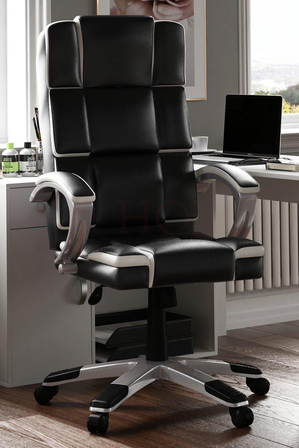Vida Designs Henderson Executive Adjustable Office Chair Backrest Armrest Ergonomic