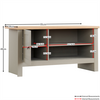Home Discount Vida Designs Arlington 1 Door TV Unit Storage Shelves Up to 50 Inches thumbnail 2