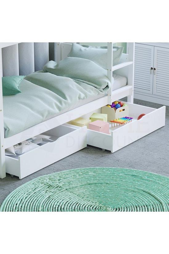 Home Discount Junior Vida Libra Wooden Underbed Drawers Storage Bedroom Furniture 1