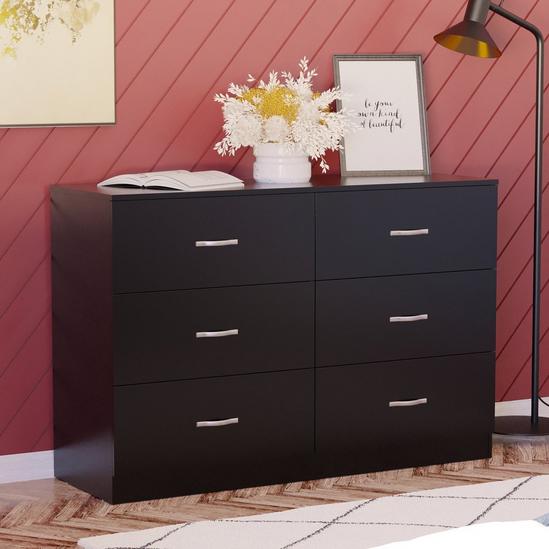 Home Discount Vida Designs Riano 6 Drawer Chest of Drawers Storage Bedroom Furniture 1