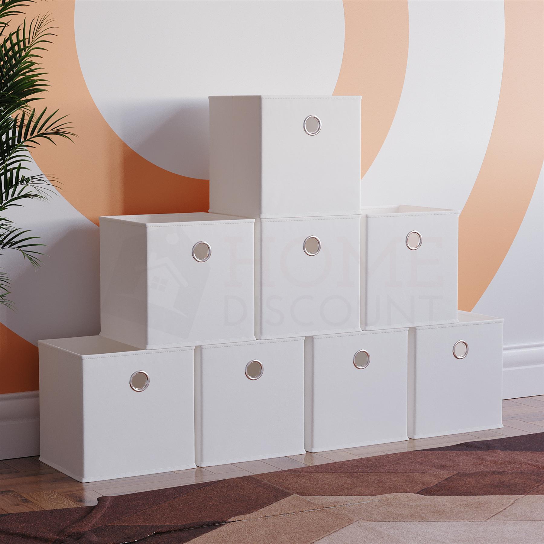 Vida Designs Durham Cube Storage Basket Organizer Set of 8