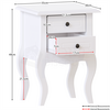 Home Discount Vida Designs Nishano 2 Drawer Bedside Cabinet Set of 2 Storage Furniture thumbnail 2