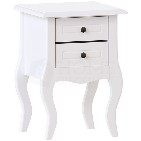 Home Discount Vida Designs Nishano 2 Drawer Bedside Cabinet Set of 2 Storage Furniture 6