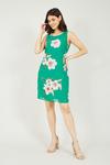 Yumi Green Floral Shift Dress thumbnail 2