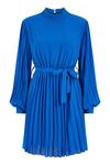 Mela Blue Long Sleeve High Neck Tunic Dress thumbnail 5