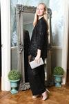 Yumi Black Sequin Blazer With Pockets thumbnail 4