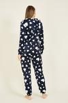 Yumi Navy Heart Super Soft Onesie With Pockets thumbnail 5